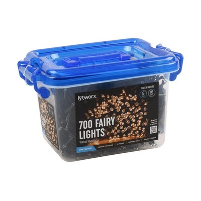 Lytworx 700 Warm White LED Fairy Lights Garden Outdoor