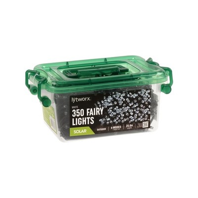 Lytworx White Solar Fairy Lights - 350 pieces
