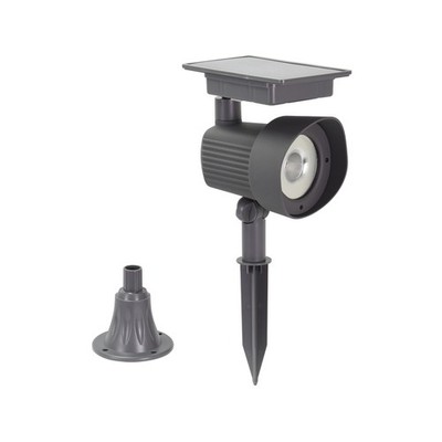 Luxzone 35cm 120 Lumens Aluminum LED Solar Spot Light