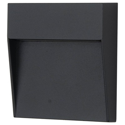 Arlec 4W Black CCT LED Square Exterior Step Light Garden