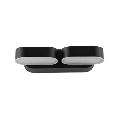 Verve Design Colton LED Wall Light - Black Garden