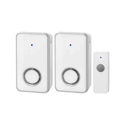 Arlec 80m Plug In Wireless Door Chime - 2 pieces Door Hardware