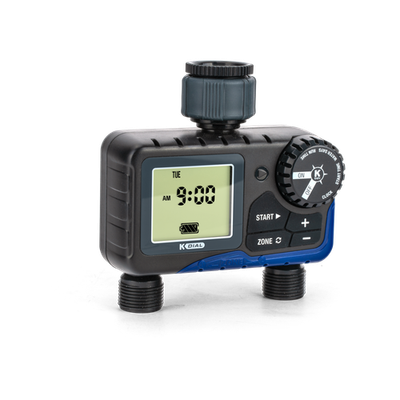 K-Rain K Dial Dual Outlet Digital Tap Timer Door Hardware