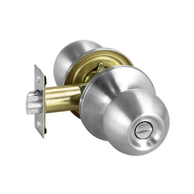 Delf Satin Chrome Valencia Privacy Knob Set Door Hardware