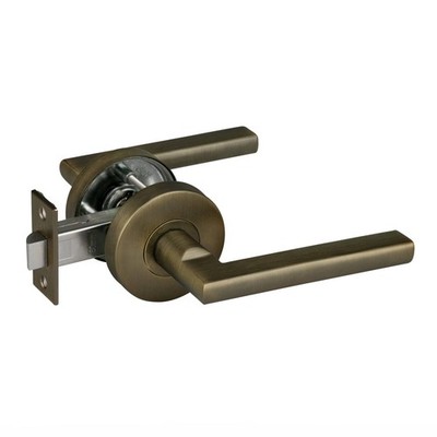 Delf Antique Brass Madrid Passage Lever Set Door Hardware