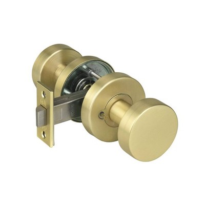 Delf Satin Brass Marbella Privacy Knob Set Door Hardware