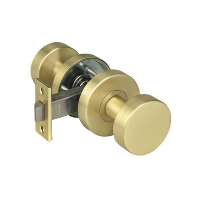 Delf Satin Brass Marbella Passage Knob Set Door Hardware