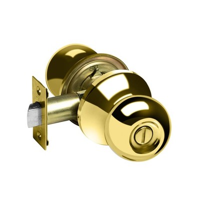 Delf Polished Brass Valencia Privacy Knob Set Door Hardware