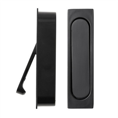 Delf Trade Matt Black Edge Pull Sliding Door Handle Door Hardware