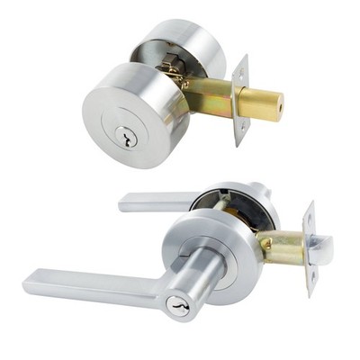 Lemaar 65mm Satin Chrome Orba Security Set 20910SC Garden