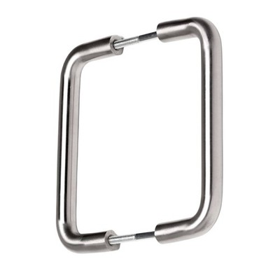 Lemaar 150 x 16mm Satin Stainless Steel Back To Back D Pull Garden