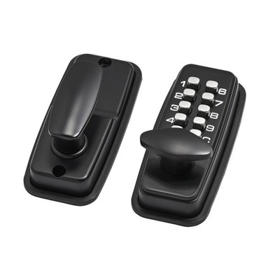 Ikonic Black Matte Digital Entry Lock Door Hardware