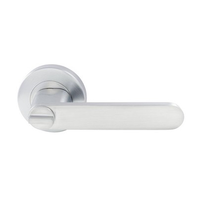 Lemaar 65mm Satin Chrome Almeri Entrance Set 22400SC Garden