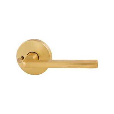Gainsborough Brass Satin Avant Alba Privacy Lever Set Door Hardware