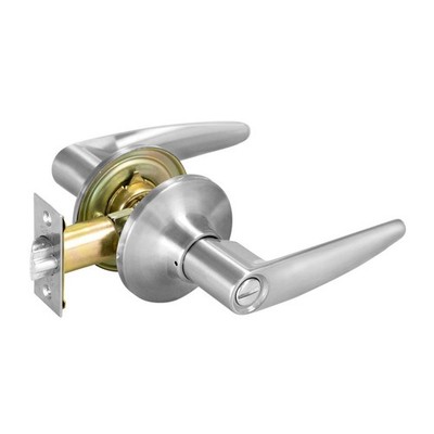Delf Satin Chrome Pomona Privacy Lever Set Door Hardware
