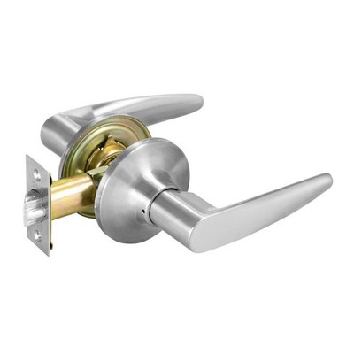 Delf Satin Chrome Pomona Passage Lever Set Door Hardware