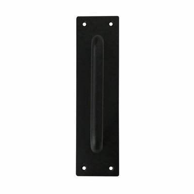 Lemaar 250 x 65 x 2mm Black D Pull On Plate DDA Garden