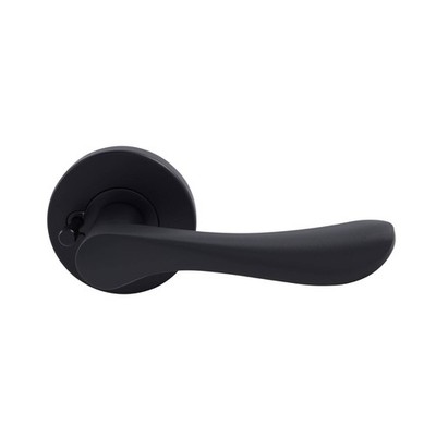Gainsborough Choice Florence Privacy Lever Set in Matte Black Door Hardware