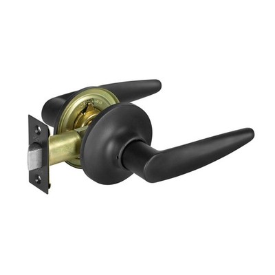 Delf Matte Black Pomona Passage Lever Set Door Hardware