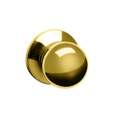 Delf Polished Brass Valencia Dummy Knob Set Door Hardware