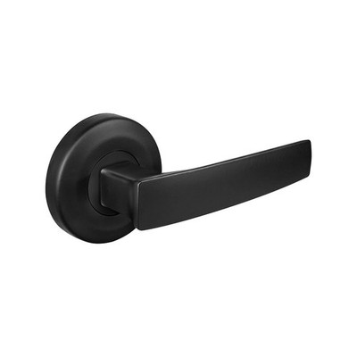 Gainsborough Black Matt Neue Series Aurora Passage Leverset Door Hardware