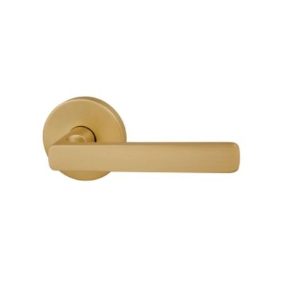 Gainsborough Avant Rivera Satin Brass Passage Lever Set Door Hardware