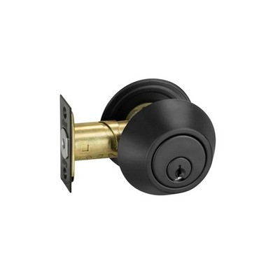 Delf Matte Black Double Cylinder Heavy Duty Deadbolt Door Hardware