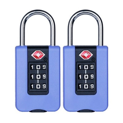 NEWSyneco Mint Green TSA ABS Combination Padlock - 2 pieces