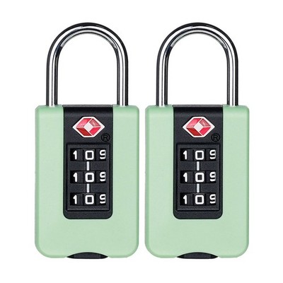 NEWSyneco Red TSA ABS Combination Padlock - 2 pieces Brake Parts