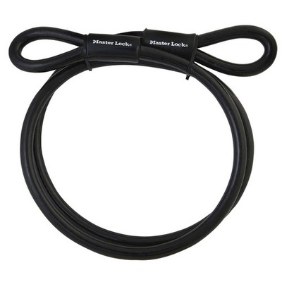 Master Lock 10mm x 4.6m Loop Ended Braided Steel Cable Car Wiring Adapter