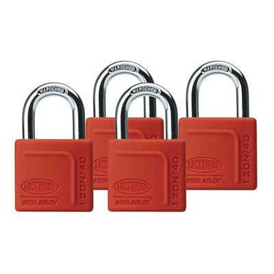 Lockwood 40mm Solid Brass 120N Series Padlock - 4 pieces Brake Parts