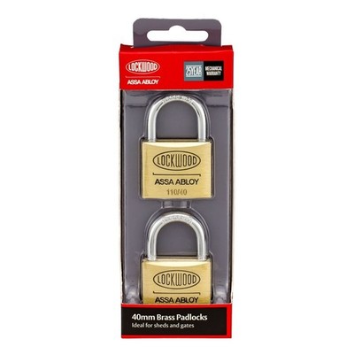 Lockwood 40mm Solid Brass 110 Series Padlock Brake Parts