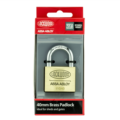 Lockwood 40mm Solid Brass 110 Series Padlock 2 pcs Brake Parts