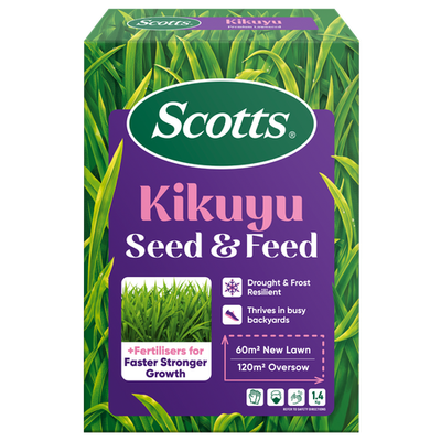 Scotts Lawn Builder 1.4kg Seed & Feed Kikuyu Lawn Seed