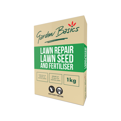 Garden Basics 1kg Lawn Repair Lawn Seed And Fertiliser 2 pcs