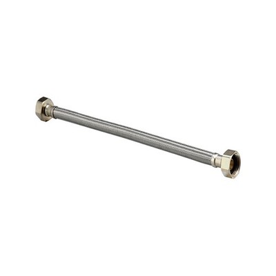 Kinetic 450mm Stainless Steel Flexible Braided Hose Water Connector 2 pcs