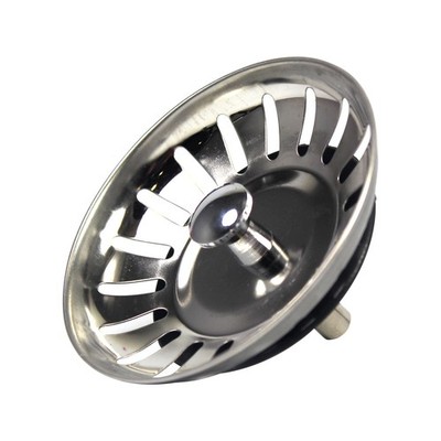 FIX-A-SINK 90 x 50mm Stainless Steel Sink Strainer
