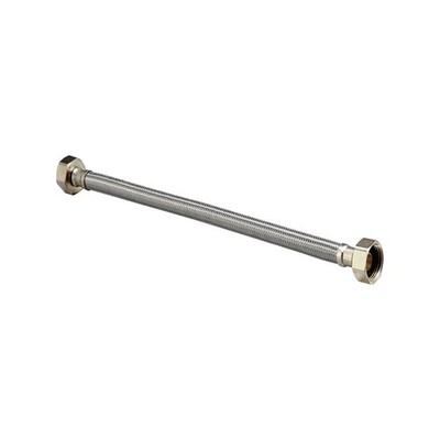 Kinetic 600mm Stainless Steel Flexible Braided Hose Water Connector 2 pcs