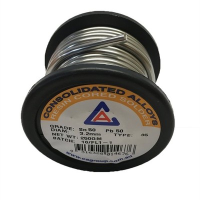 Consolidated Alloys 250g Resincore 50/50 Solder 2 pcs