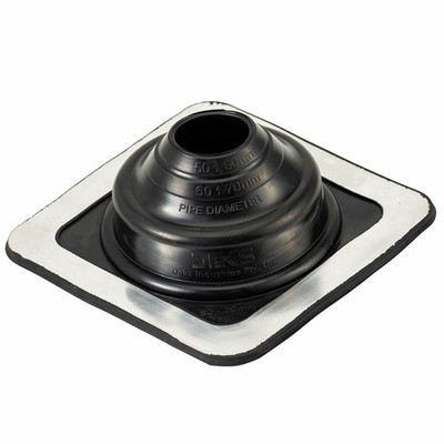 Deks 50 - 70mm Black Dektite Premium Roof Flashing Plumbing