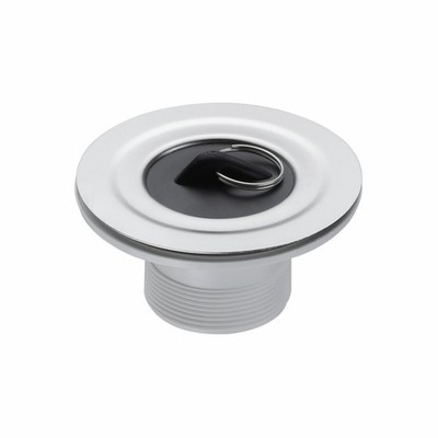 Kinetic 50mm Stainless Steel Sink Waste With Plug Home