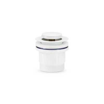Brasshards White Universal Pop Up Basin Waste Plumbing