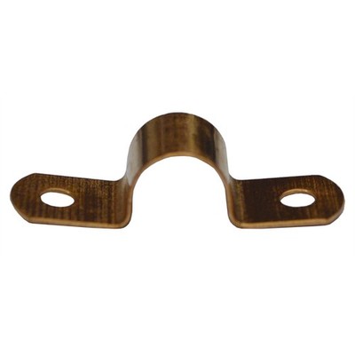 Kinetic 8mm Copper Pipe Saddle Clips - 10 pieces