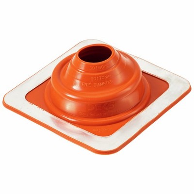Deks 50 - 70mm Red Silicone Dektite Premium Roof Flashing 2 pcs