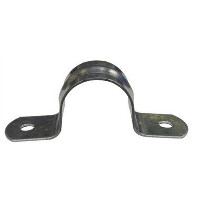 Kinetic 15mm Galvanised BSP Pipe Saddle Clips - 10 pieces