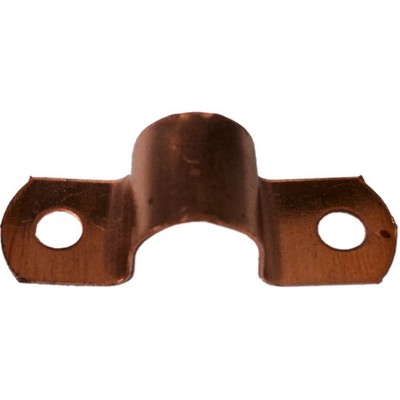 Kinetic 18mm Copper Pipe Saddle Clips - 10 pieces