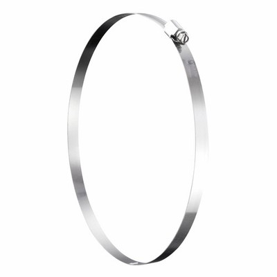 Kinetic 159-181mm 316 Stainless Steel Hose Clamp 2 pcs Replacement Hose