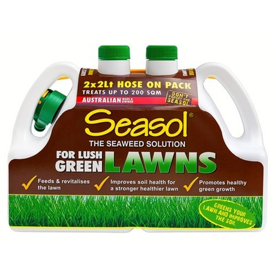 Seasol 2 x 2L Ready To Use Lawn Fertiliser - Twin Pack