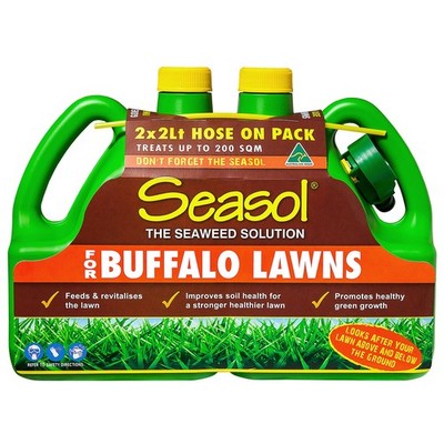 Seasol 2L Buffalo Lawn Fertiliser - Twin Pack