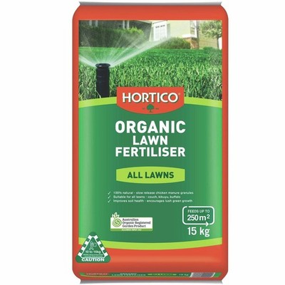 Hortico 15kg Organic Lawn Fertiliser